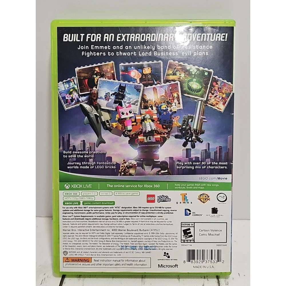 Lego Movie Video Game - Microsoft Xbox 360